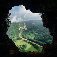 An image of a cave